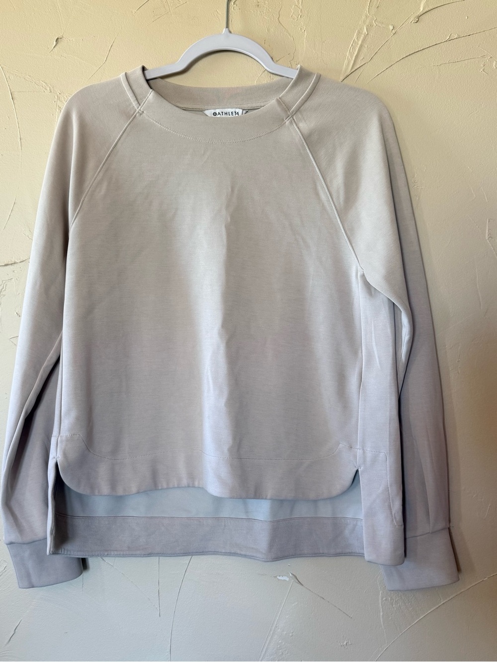 Athleta Neutral Beige Crewneck Sweatshirt